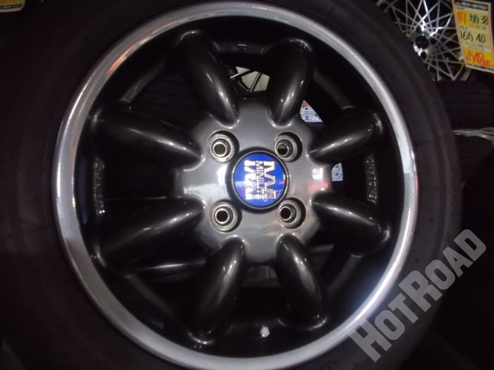 【中古アルミセット】MINILITE 14インチ4H100　ブリヂストン エコピア NH100C 155/65R14　4本