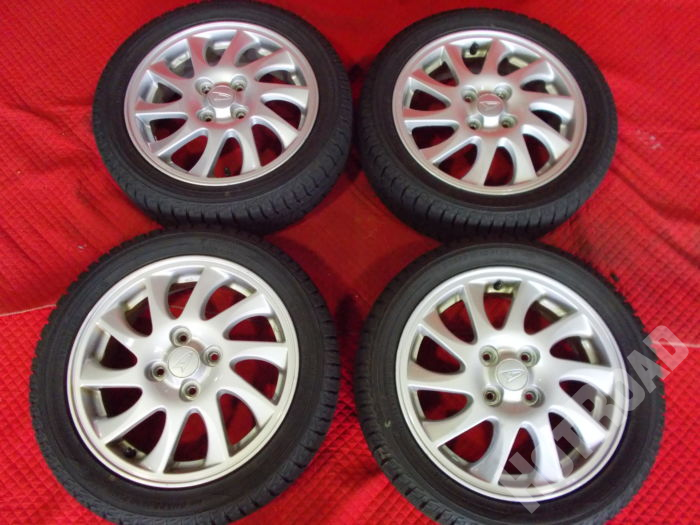 【中古スタッドレスセット】ヨコハマ アイスガードiG50 165/55R15 １５インチ4H100 アルミセット4本