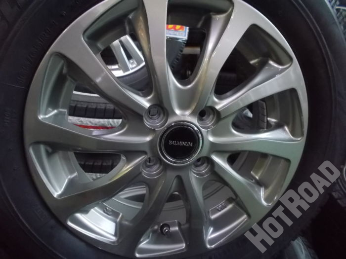 【中古スタッドレスセット】ブリヂストン VRX 165/65R14 2017年製　14インチ4H100　アルミセット　4本