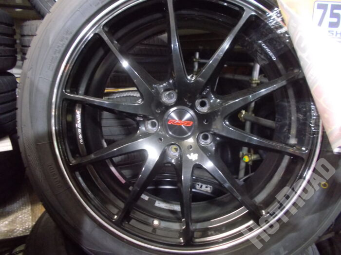 【中古アルミセット】RAYS VOLKRACING G25 18インチ 5H114.3　トーヨー トランパスML 225/50R18　4本