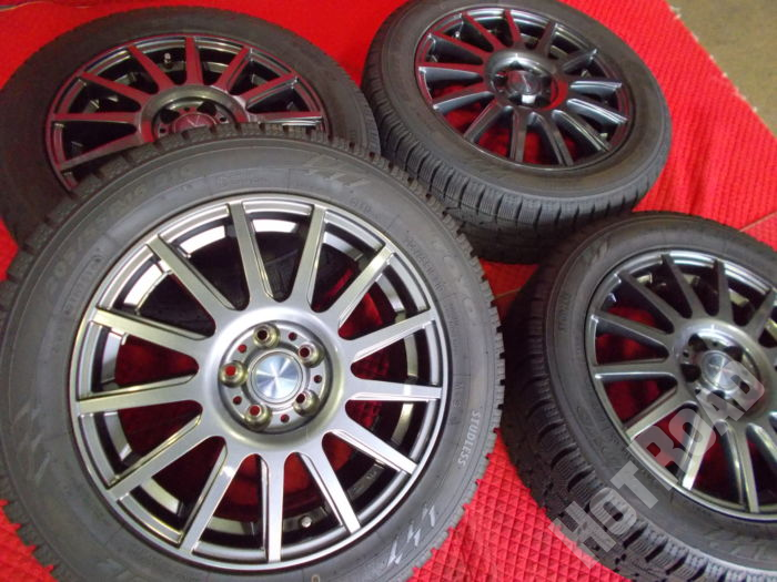 【中古スタッドレスセット】トーヨー ガリットGIZ　205/55R16　16インチ5H100　アルミセット4本