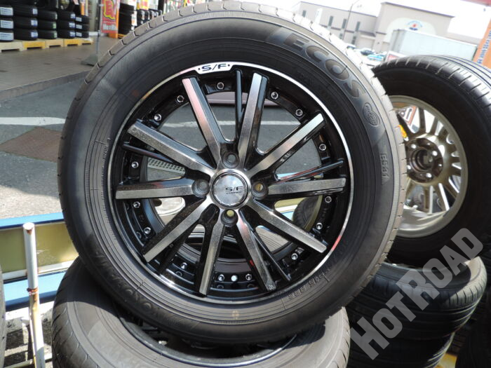 【中古】STEINER S/F  15インチ ヨコハマ 185/65R15　タイヤホイールセット