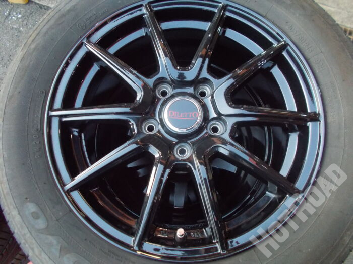 【中古ホイールタイヤセット】DILETTO 16ｲﾝﾁ 5H114.3　TOYO SD-7 205/60R16　4本セット