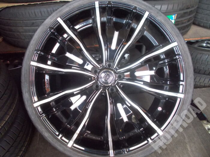 【中古ホイールタイヤセット】RAYS HFULLCROSS 22ｲﾝﾁ 5H114.3　NEXEN 245/30R22　4本セット