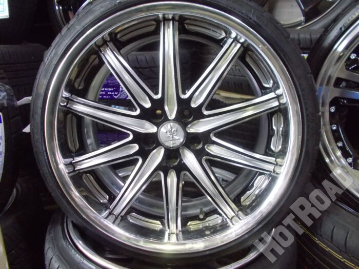 【中古ホイールタイヤセット】WORK DURANDAL 20ｲﾝﾁ 5H114.3　PINSO / NITTO 225/35R20　4本セット