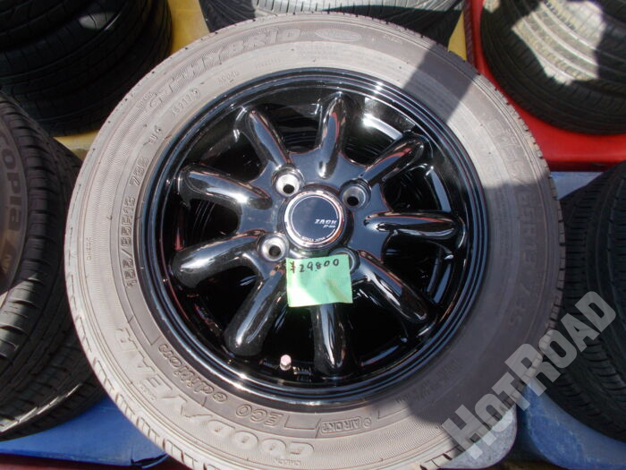 【新品ホイール+中古タイヤセット】ZACK　14インチ　グッドイヤー　155/65R13　4本セット