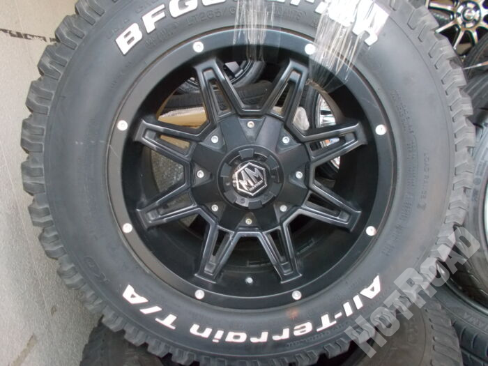 【中古ホイールタイヤセット】BF  Good  RiCH　265/65R17　17インチ 6H139.7　アルミセット4本