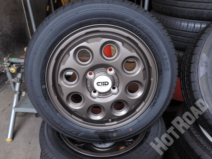 【新品タイヤホイールセット】CIID 14インチ 155/65R14 ヨコハマ 4本セット