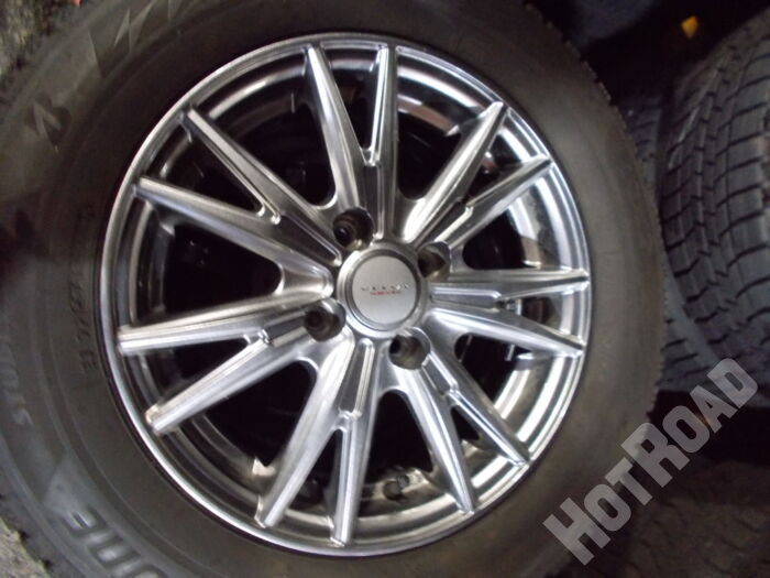 【中古スタッドレスセット】ブリヂストン　175/65R14　14インチ 4H100　アルミセット4本