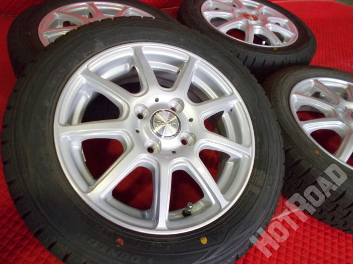 【中古スタッドレスセット】ヨコハマ アイスガードiG60　175/65R15　15インチ4H100 アルミセット4本