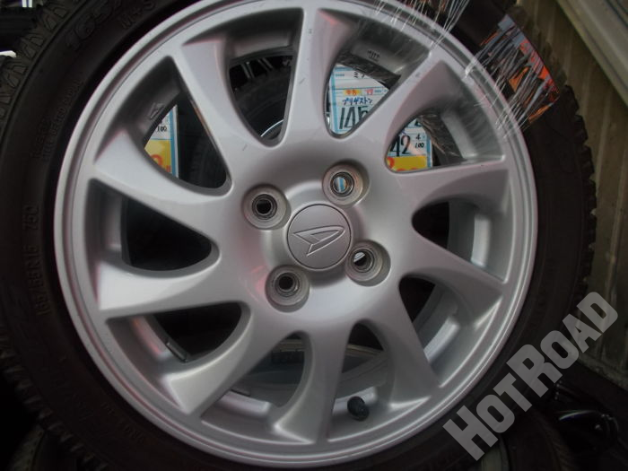 【中古スタッドレスセット】トーヨー ガリットG5 165/55R15 2017年製 15インチ4H100アルミセット　4本