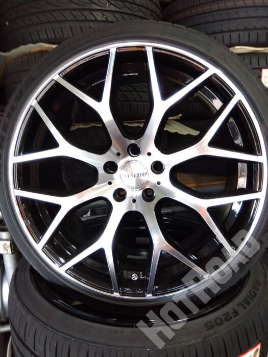 【新品ホイールタイヤセット】ミネルバ　245/35R20　VENERDI　20インチ 5H114.3　アルミセット4本