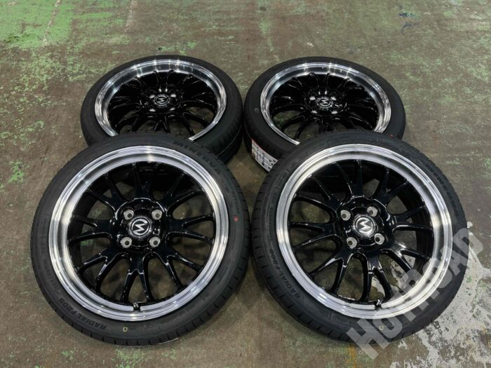 【中古】BADX S-HOLD 16インチホイール+【新品】MINERVA 165/45R16 2024年製 4本セット!