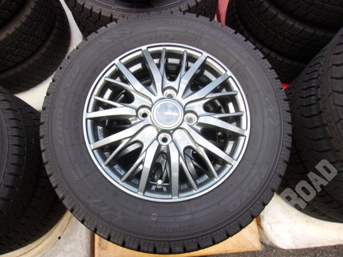 【中古スタッドレスセット】TOYO 145/80R13 RAVRIM 13インチ 4H100 アルミセット4本