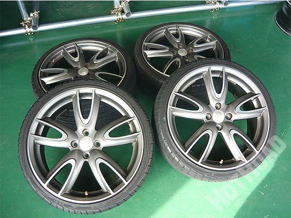 MK motorsport Brands Hatch ブランズハッチ 18インチホイール 7.5J+48 4H-100 215/35R18 4本セット MK モータースポーツ