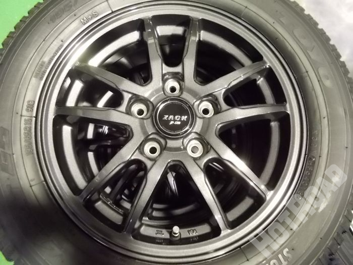 新品スタッドレス+新品ホイール トーヨー ガリットG5 195/65R15 ZACK 15インチアルミセット