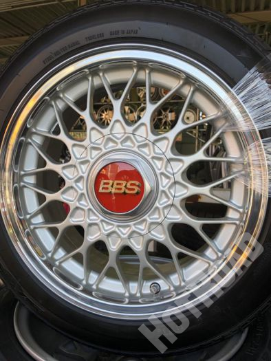 BBS RG リムリペア 赤キャップ装着