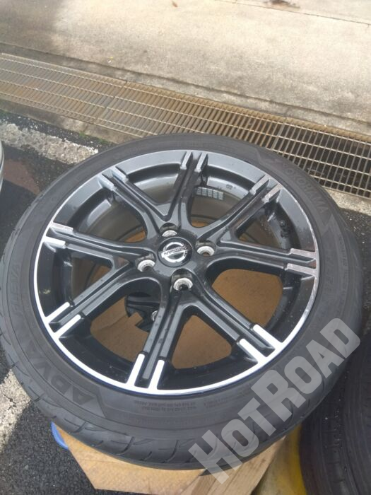 日産 マーチニスモ純正 16インチ ヨコハマ アドバン 205/45R16 タイヤホイールセット
