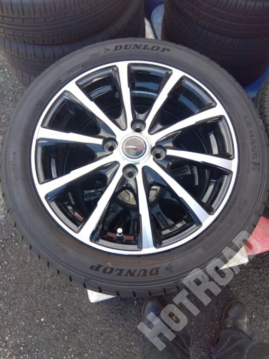Lofida 15インチ ダンロップ 165/55R15 タイヤホイールセット