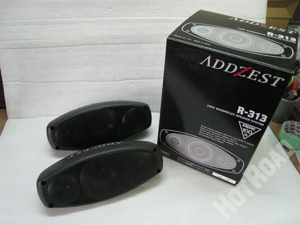 ADDZEST アゼスト 据え置き スピーカー R-313 左右セット 旧車などに ジャンク品扱い