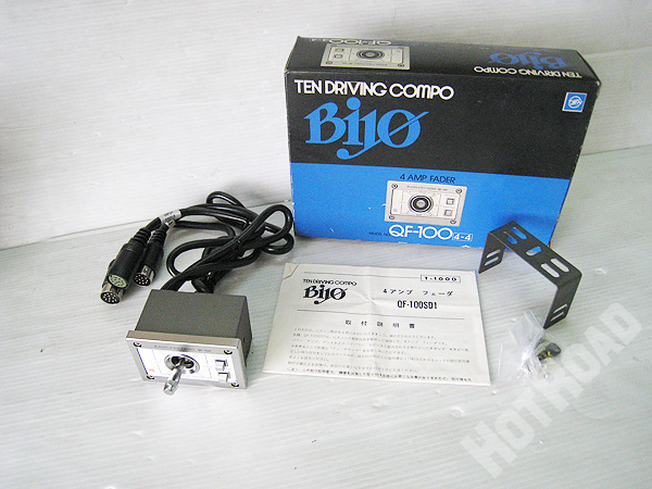 未使用 富士通テン Biyo QF-100 4アンプ フェーダ 旧車 当時物 ジャンク品扱い