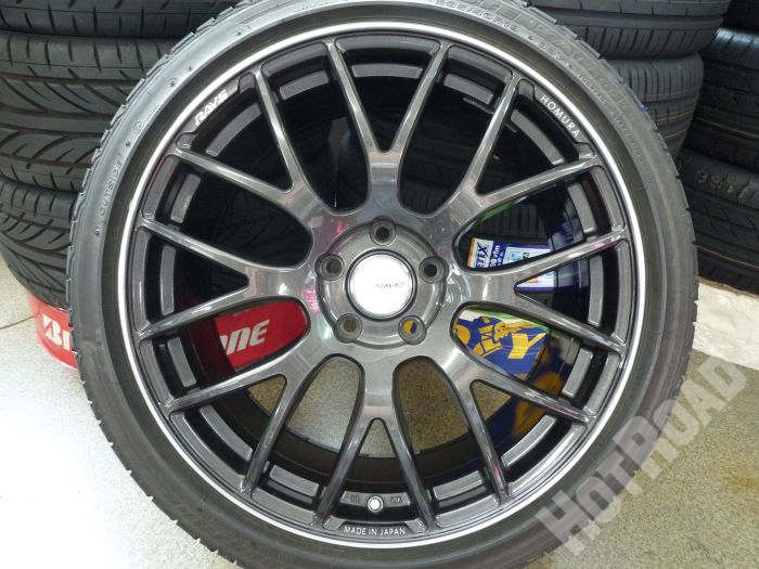 東郷店 RAYS HOMURA 2×8 GTS 19インチアルミ+タイヤセット