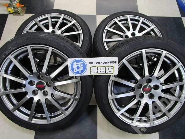 スバル SUBARU レガシィ 純正 OP STI ブレンボ対応 17インチ 7.5J +48 5H100 + TOYO PROXES SPORT 215/45R17 2022年製【豊田店】