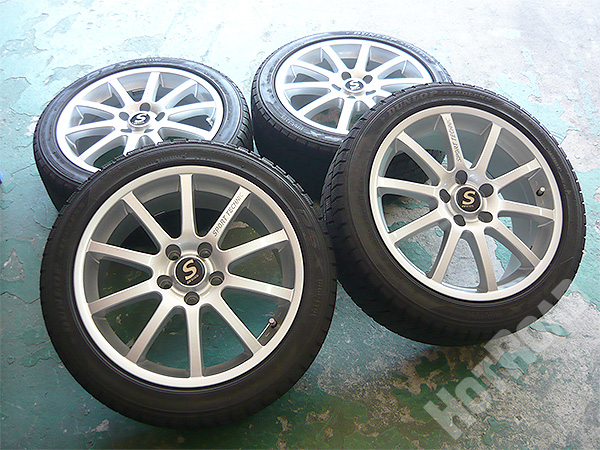 Audi アウディ SPORT TECHNIC MONO10 17インチ×7.5J+37 +DSX 225/45R17 PCD:112-5H 4本 ホイールボルト付